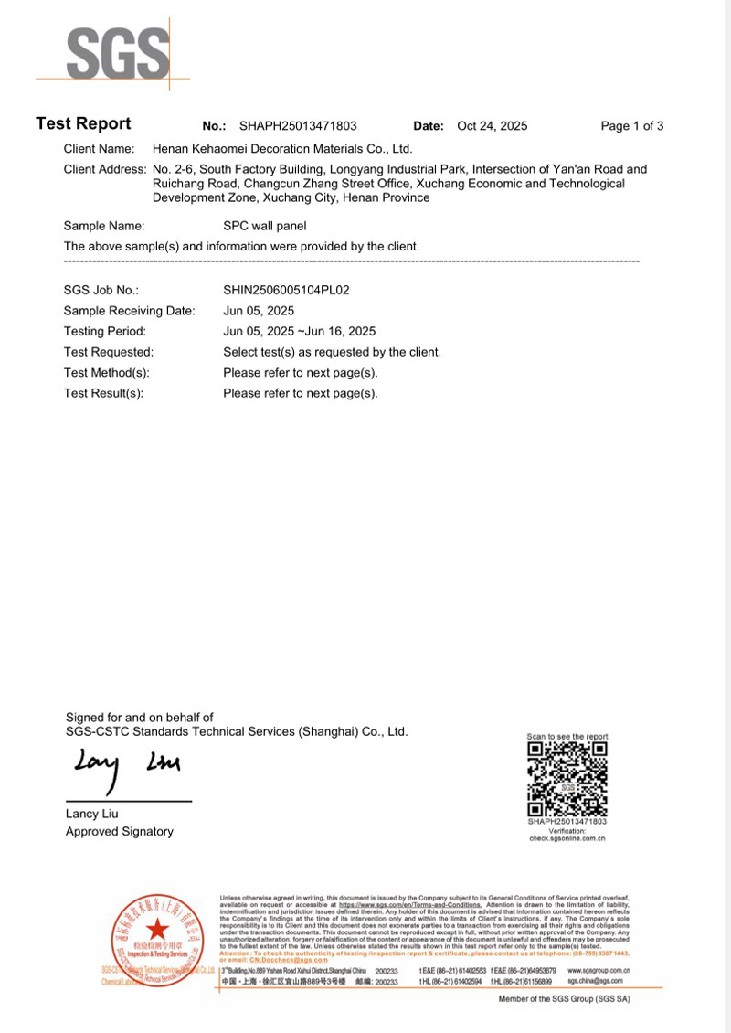 Qualification Certificate